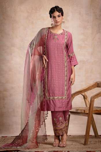 Saahiil Kapoor Zeena Sequin Embroidered Choga Kurta Set 