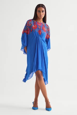 Namrata Joshipura Floret Sequin Embroidered Kaftan Dress 