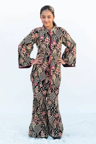 Gul Embroidered Jacket & Bell Bottom Pant 