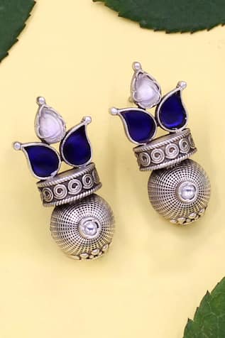 Geometric Hydro Stone Earrings 