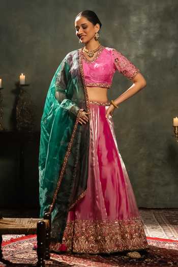 Aavya Bahar Vine Embroidered Lehenga Set 