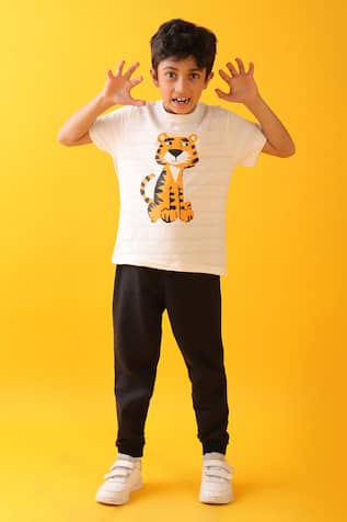 Anthrilo Tiger Print T-Shirt & Joggers Set 