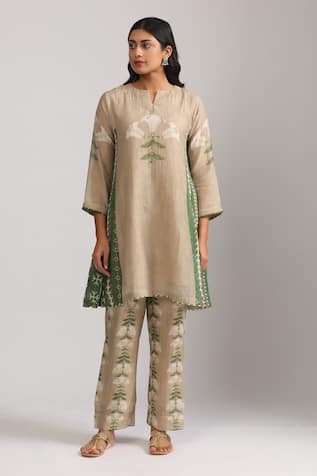 Trendy tokari Tulip Print Kurta & Pant Set 