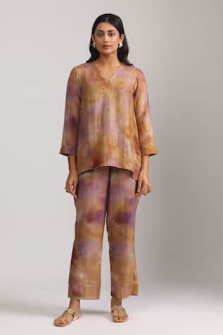Trendy tokari Tie Dye Kurta Set with Pant 