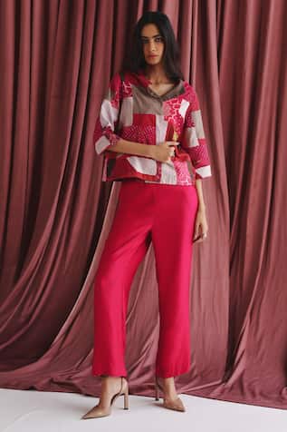 Twenty Nine Bandhani & Patola Patchwork Jacket 