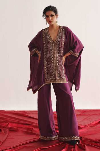 Twenty Nine Embroidered Marodi Work Palazzo 
