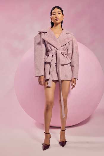 July Issue Peplum Jacket & Skirt Set 