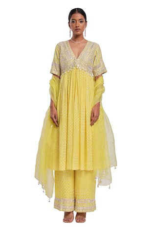 Surbhi Gupta Embroidered Anarkali Set 