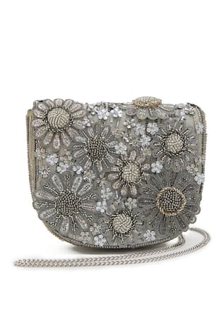Fiona Mini Silver Handbag 