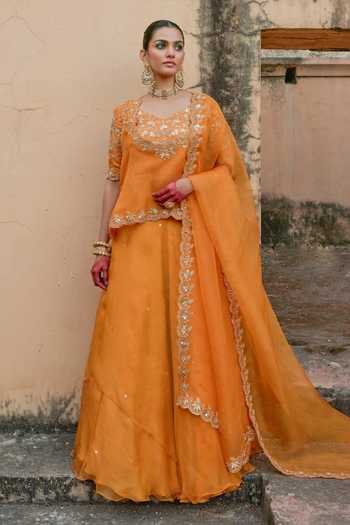 Vinita Bhansali Embroidered Rajputi Lehenga Set 