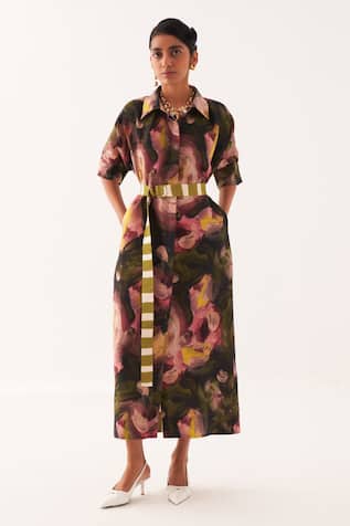Ofrida Romani Brunch Midi Dress 