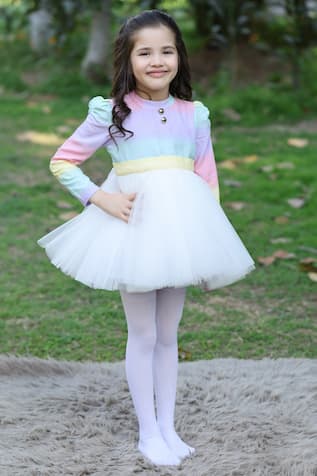Rainbow Multi Color Dress 