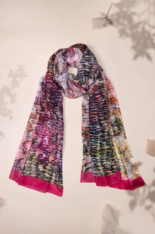 Blossom Burst Silk Scarf 