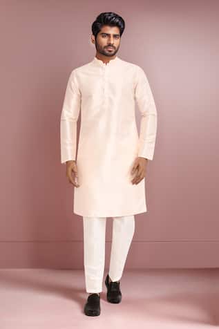 Silk Blend Long Kurta 