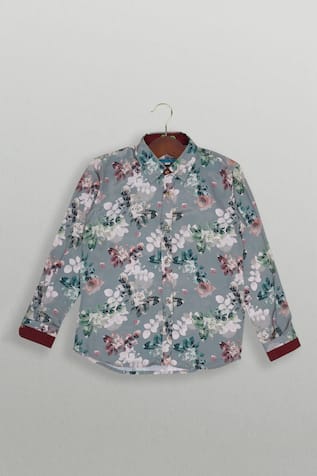 Floral Print Regular Fit Shirt 