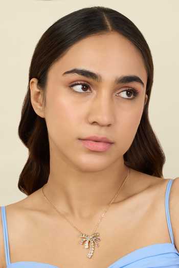 Isharya Palm Beach Pendant Necklace 