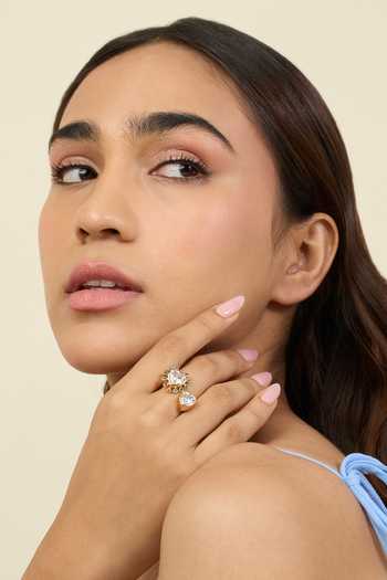 Isharya Multi-Color Heart Ring 