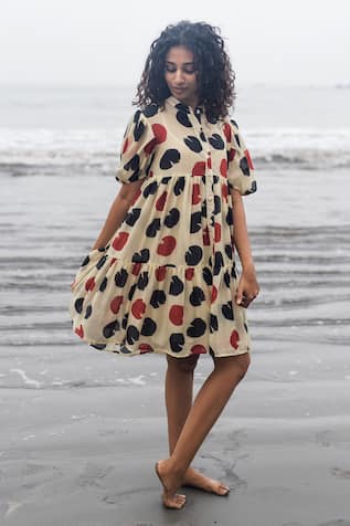 RAAS LIFE Layla Polka Tier Dress 