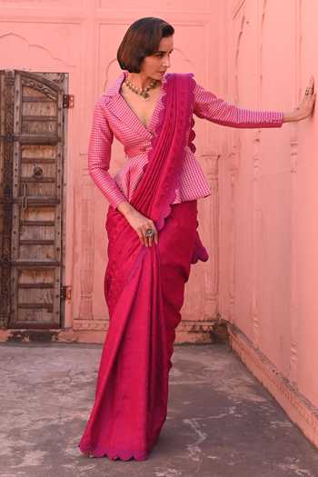 Kasturi Kundal O Haseena Tanchoi Handloom Saree 