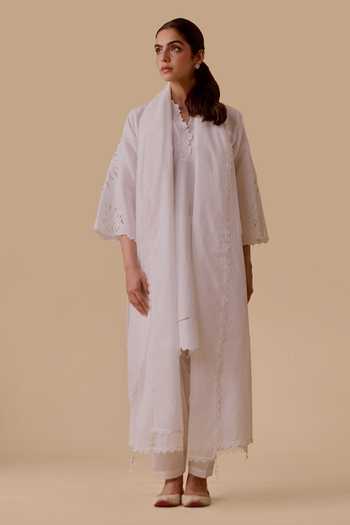Bunka Floral Cutwork Kurta & Pant Set 