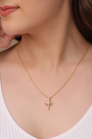 Moissanite Star Pendant Necklace 