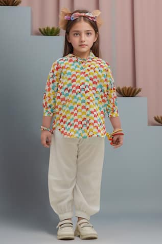 Kaleidoscope Printed Kurta Set 