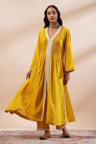 Kyra By Bhavna Front Slit Anarkali Kurta Set 