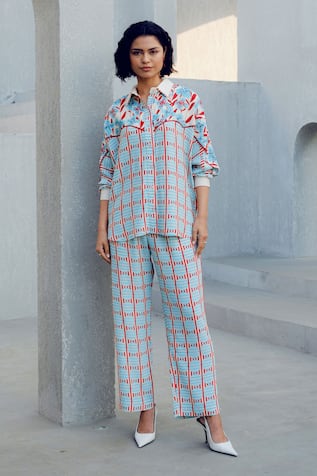 Pooja Rajgarhia Gupta Printed Designer Pant Set 