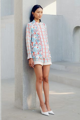 Pooja Rajgarhia Gupta Floral Print Designer Shorts 