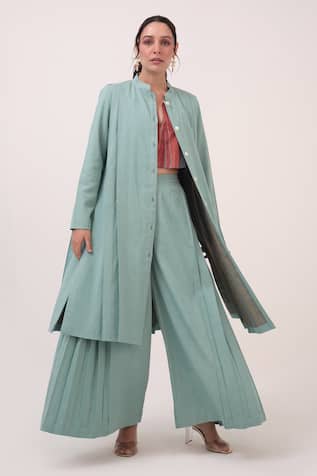 Ruchi Marodia Green Denim Designer Jacket 