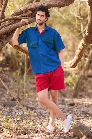 Nirmooha Titan Stitch Crochet Shorts 