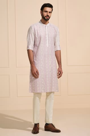 Raghavendra Rathore Jodhpur Geometric Pattern Kurta 