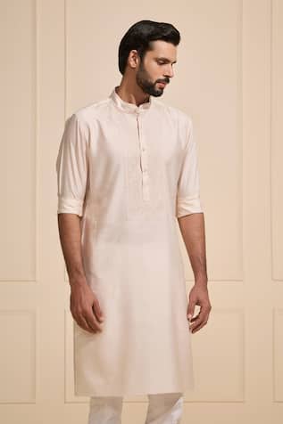Raghavendra Rathore Jodhpur Lightweight Silk Kurta 