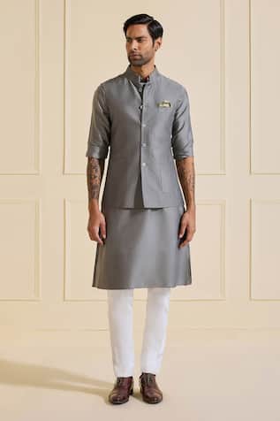 Raghavendra Rathore Jodhpur Designer Nehru Jacket Set 