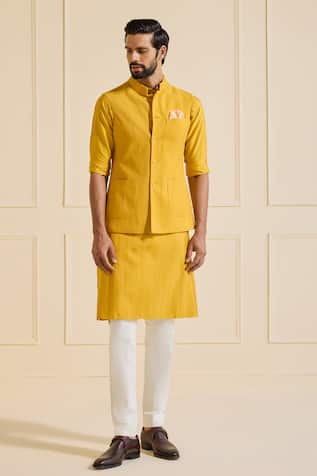Sunlit Splendour Nehru Jacket Set 