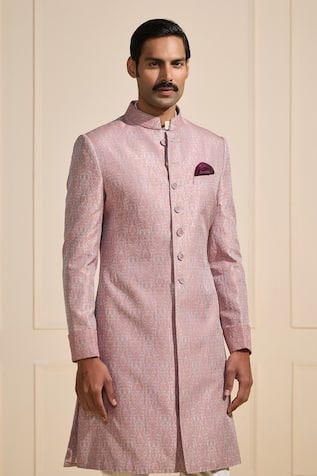 Raghavendra Rathore Jodhpur Floral Pattern Sherwani 