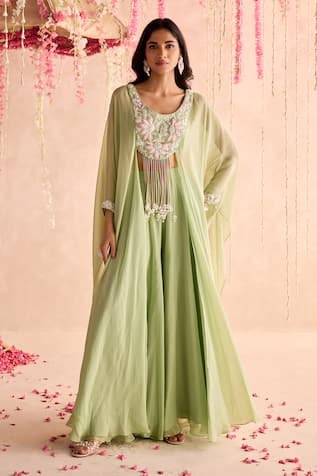 Seema Thukral Embellished Blouse & Sharara Set 