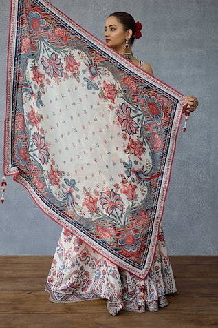 Torani Coromandel Phulera Printed Scarf 