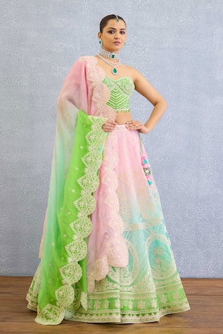 Torani Multi Color Prakriti Ayra Lehenga Set 
