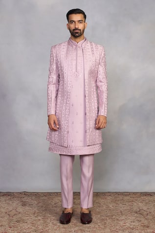 Zaheen Lilac Indowestern Set 
