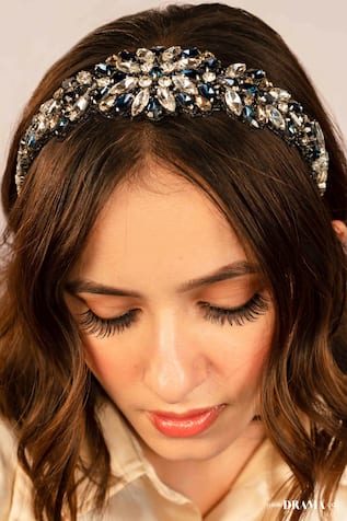 Designer Crystal Embellished Headband 