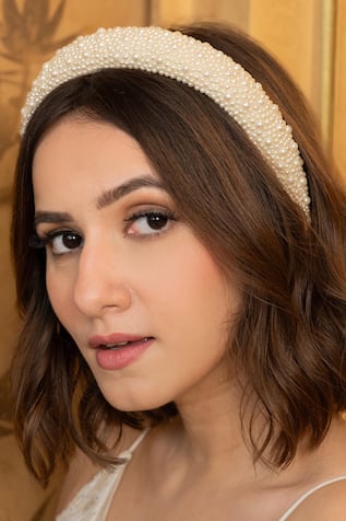 Pearl Puff Hair Band 