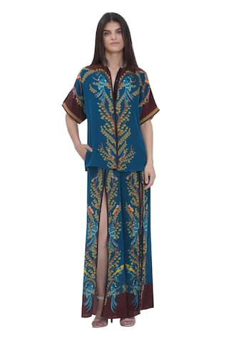 Limerick By Abirr N' Nanki Multicolor Crepe Pant 