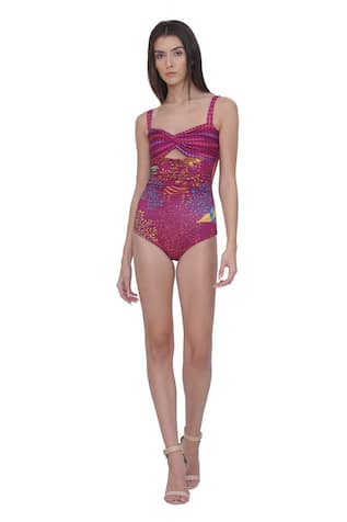 Limerick by Abirr N' Nanki Fitted Designer Monokini 