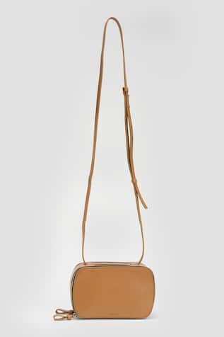 PERONA Tan Designer Handbag 