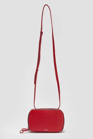 PERONA ANEIRA Red Bovine Leather Handbag 