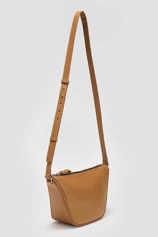 PERONA Designer Tan Handbag 