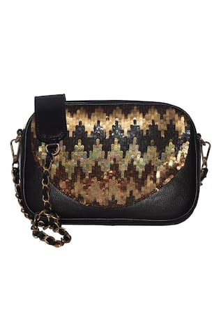 Cosmo Glitty Bag With Detachable Chain Strap 