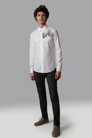 Abstract Printed Casual Shirt 