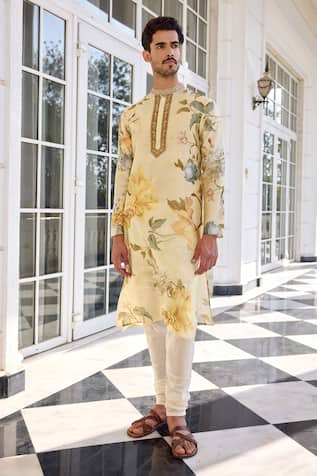 Kalista Faiza Floral Printed Kurta Set 